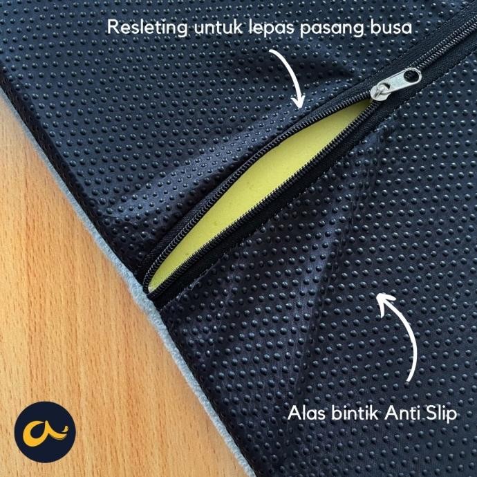 Terjangkau Sajadah Polos Tebal Bulu Tipis Putih Krem Aladeen - Dewasa Gratis Tas