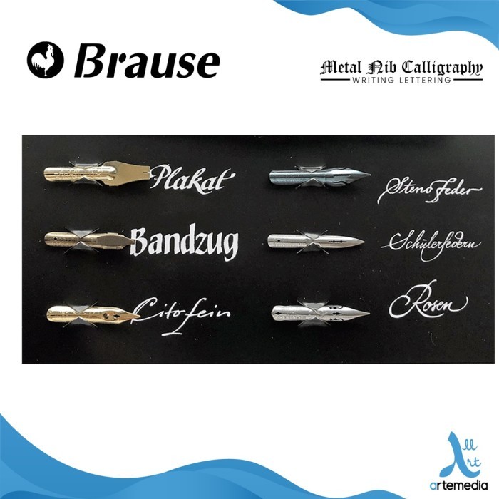 

Brause Metal Nib Calligraphy Writing Lettering Mata Pena Kaligrafi Terlaris