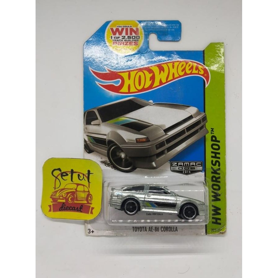 HOT WHEELS HOTWHEELS ZAMAC TOYOTA AE-86 COROLLA NON FACTORY SEALED FS RARE