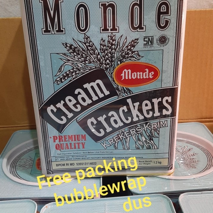 

Monde Biskuit Kaleng-Cream Crackers1.2Kg