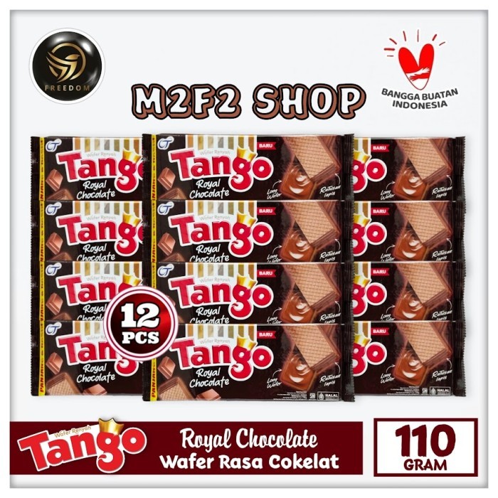 

Tango Wafer Royal Chocolate Krim Cokelat - 130 Gr (Harga 12 Pcs)