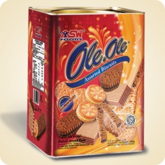 

Asw Ole Ole Assorted Biscuits / Biskuit Aneka Rasa Kaleng 650 Gram