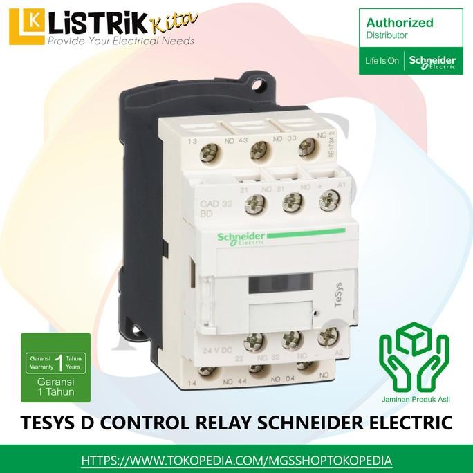 SCHNEIDER AUXILIARY CONTACTOR - CAD32BD
