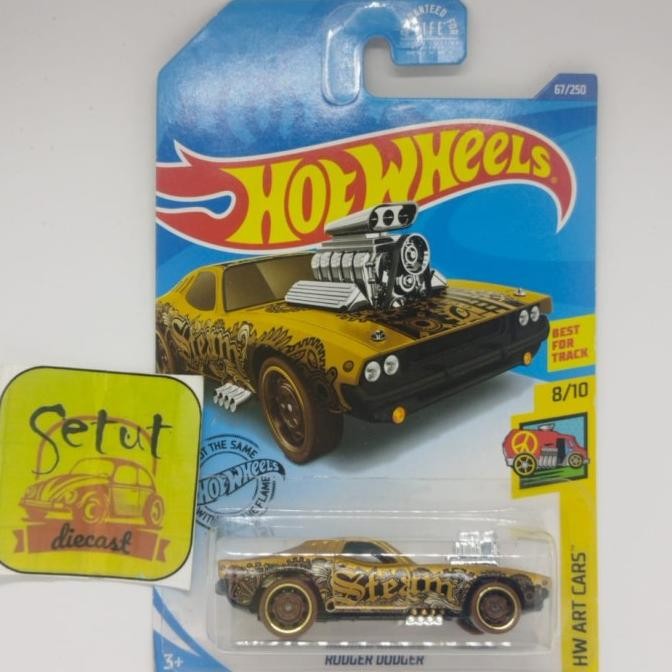 HOT WHEELS HOTWHEELS EXCLUSIVE RECOLOR RODGER DODGER GOLD
