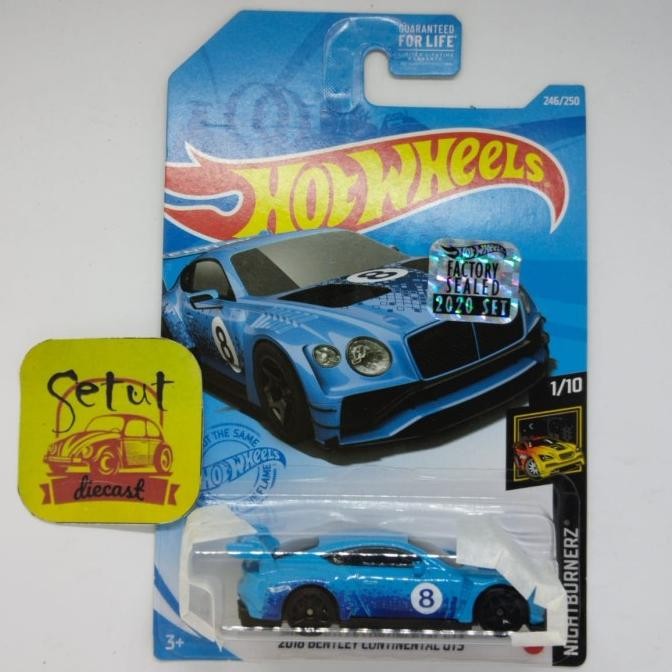 HOT WHEELS HOTWHEELS EXCLUSIVE RECOLOR 2018 BENTLEY CONTINENTAL FS