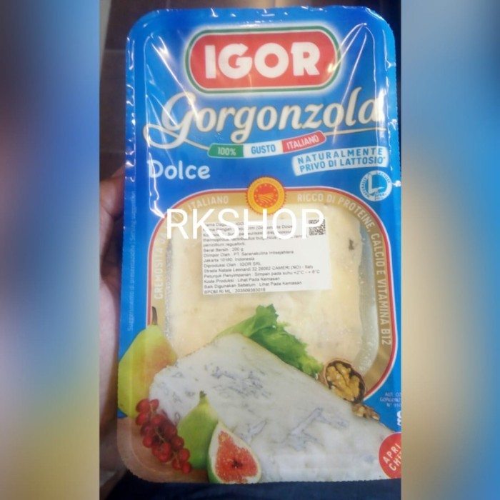 

Keju IGOR Gorgonzola Dolce 200gr/pack