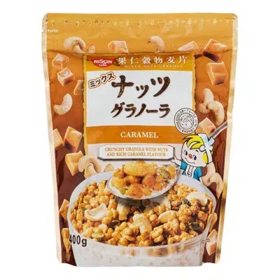 

Nissin Mixed Nuts Granola - Caramel 400g