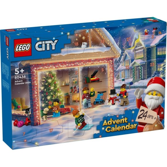 

LEGO City Advent Calendar 2024 60436 Countdown to Christmas Gift