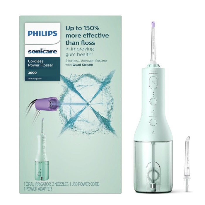 

Philips Sonicare Cordless Power Flosser 3000 - Mint