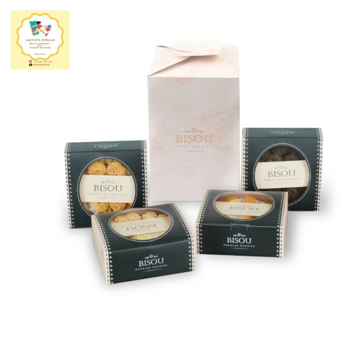 

Jastip Bisou Rosetta hampers isi 4 kue medium