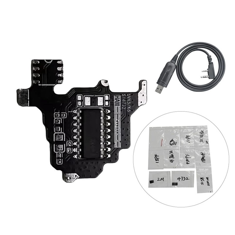 HARS SI4732 Shortwave Radio Module+USB Programming Cable For Quansheng UVK5/UVK6 SI4732IC+2M Capacit