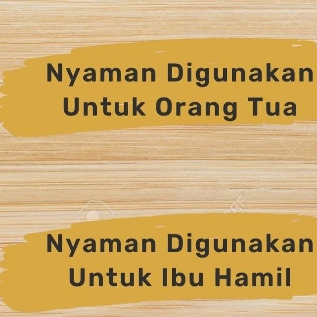 CLOSET DUDUK KAYU TOILET DUDUK KAYU PORTABLE TINGGI 35CM