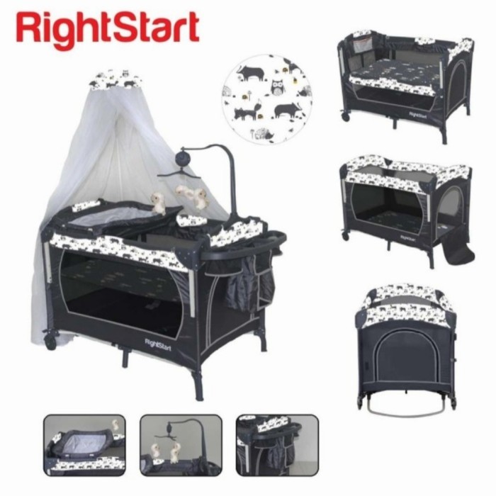PROMO Box Bayi Right Star baby Box Tempat Tidur Kelambu kasur Anak Bayi