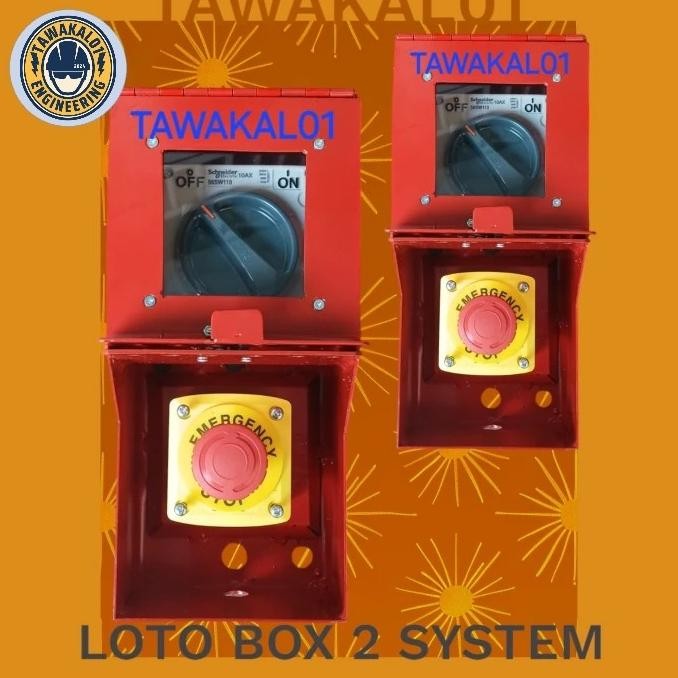 LOTO BOX 2 SYSTEM VERTIKAL/LOTO BOX HEAVY DUTY 2 SYSTEM