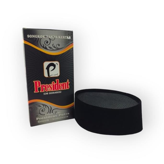 Miliki President Songkok Full Ac Songkok Tanpa Kertas Peci President Asli
