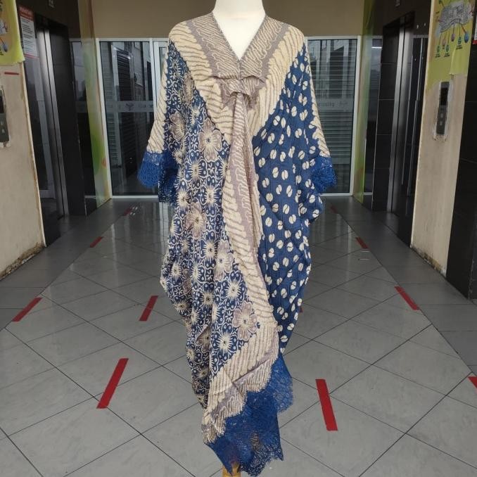 Kaftan Batik Viscose Renda/Drees Batik Viscose Motif