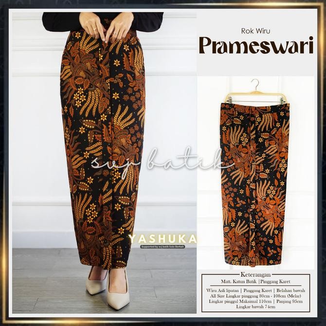 Rok plisket instan jarik wiru batik wanita terbaru bawahan kebaya