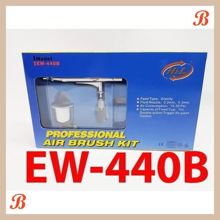 

[WGL] AIR BRUSH KIT PEN BRUSH SPRAY GUN LUKIS MERK H&L