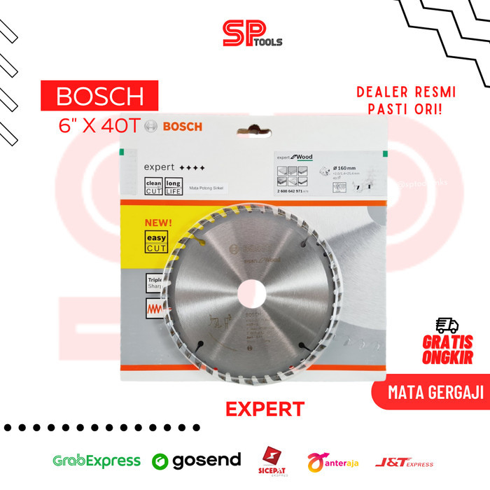 Mata Gergaji Circular Saw 6 Inch 6" X 40T Bosch Expert
