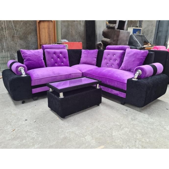 Sofa L Sudut Elegan Minimalis Ekonomis Sofa Duduk Sofa Ruang Tamu Sofa Sudut Kursi L Sudut Kursi L P