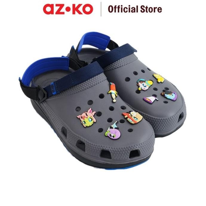 AZKO Ataru Sandal Pria Clogs Muklay Dengan Straps - 41