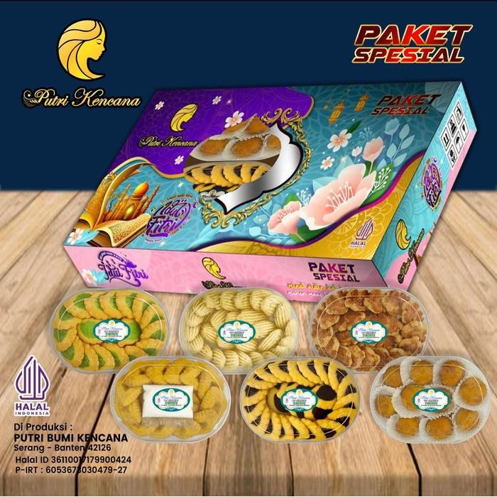 

New! Kue Lebaran Paket Ovalia Isi 6 Toples - Bubble Wrap Idul Fitri