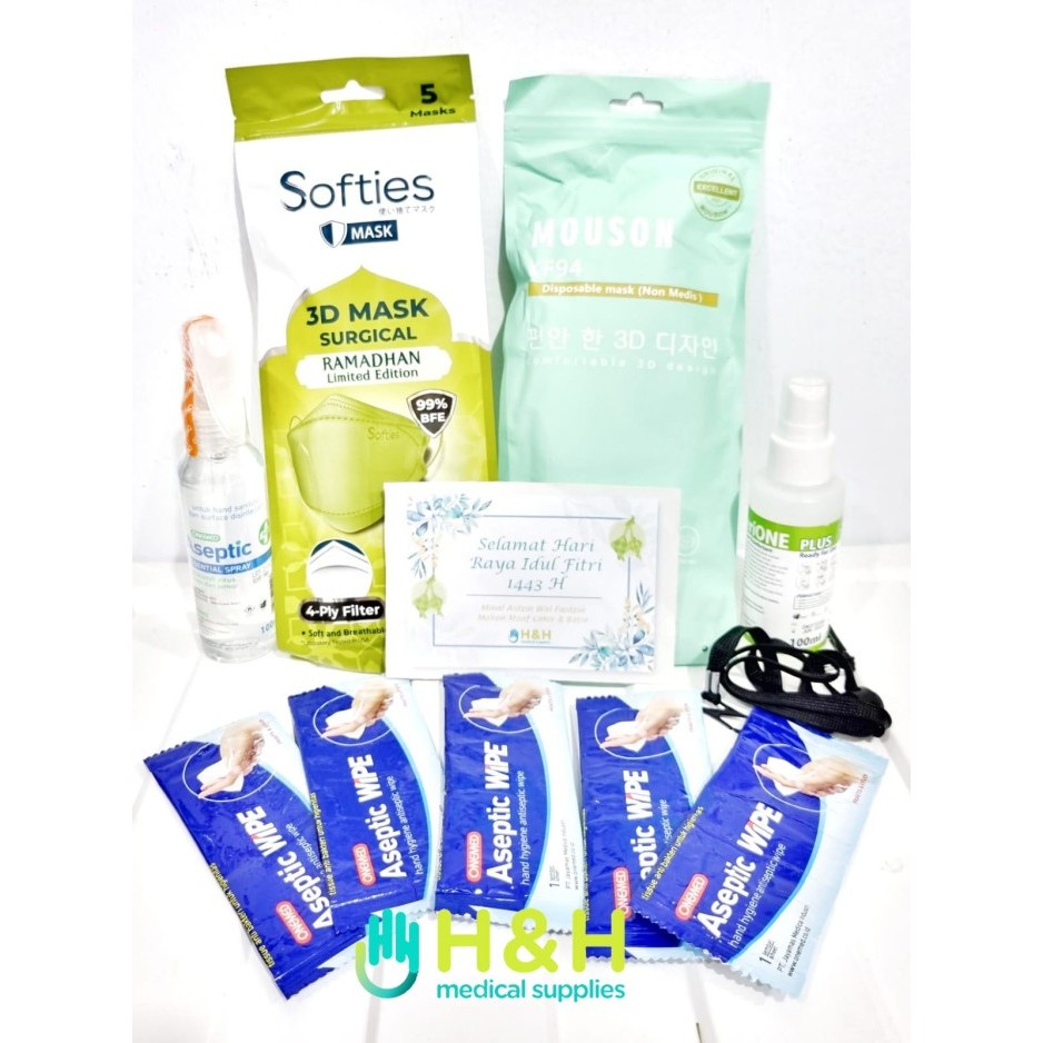 

New! Parsel Ramadan Masker/ Hampers Lebaran Mini / Parcel Lebaran Kesehatan Idul Fitri