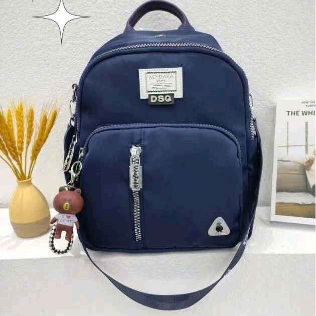 TAS RANSEL WANITA DSQ PARASUT IMPORT KOREAN ORIGINAL TERBARU