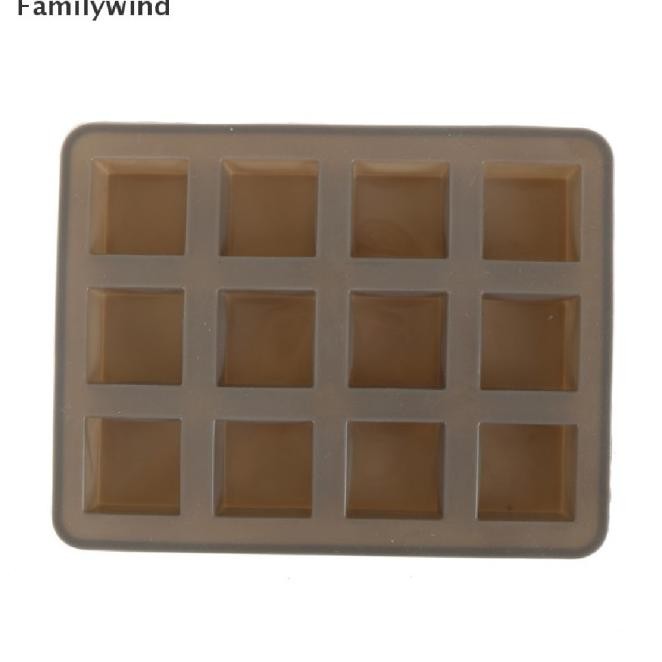 CETAKAN KUE / COKLAT / SABUN HANDMADE DIY BENTUK PERSEGI BAHAN SILIKON