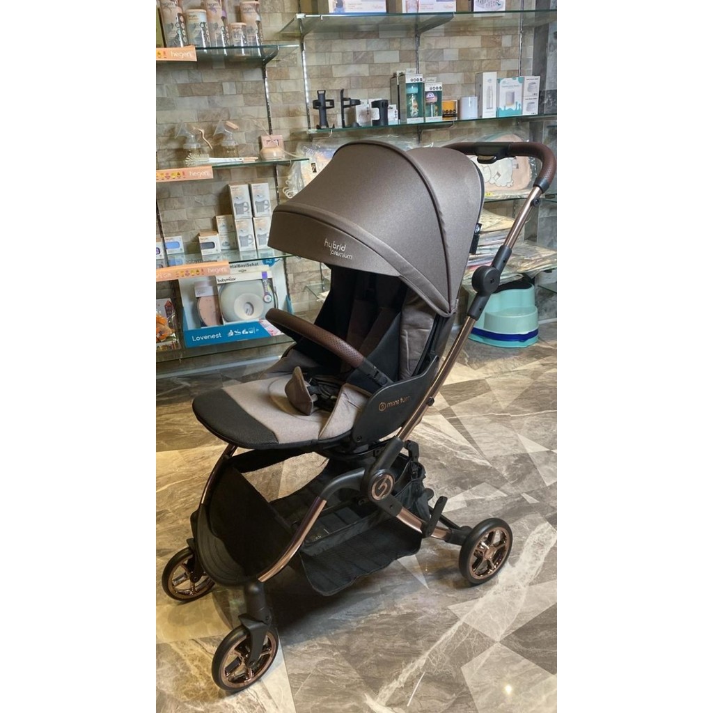 HYBRID PREMIUM MINI TURN STROLLER STROLLER REVERSIBLE SEAT STROLLER 360 DERAJAT STROLLER BAYI
