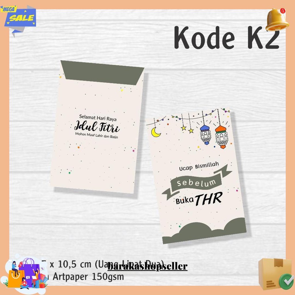

Angpau Lebaran Unik / Amplop Lebaran Karakter Lucu / Amplop Lebaran Hari Raya Idul Fitri Murah Cod
