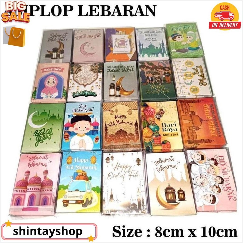 

Amplop Lebaran [Isi 50Pcs] Angpau Lebaran Idul Fitri Amplop Karakter Angpao Lucu / Amplop Lebaran Termurah Gratis Ongkir