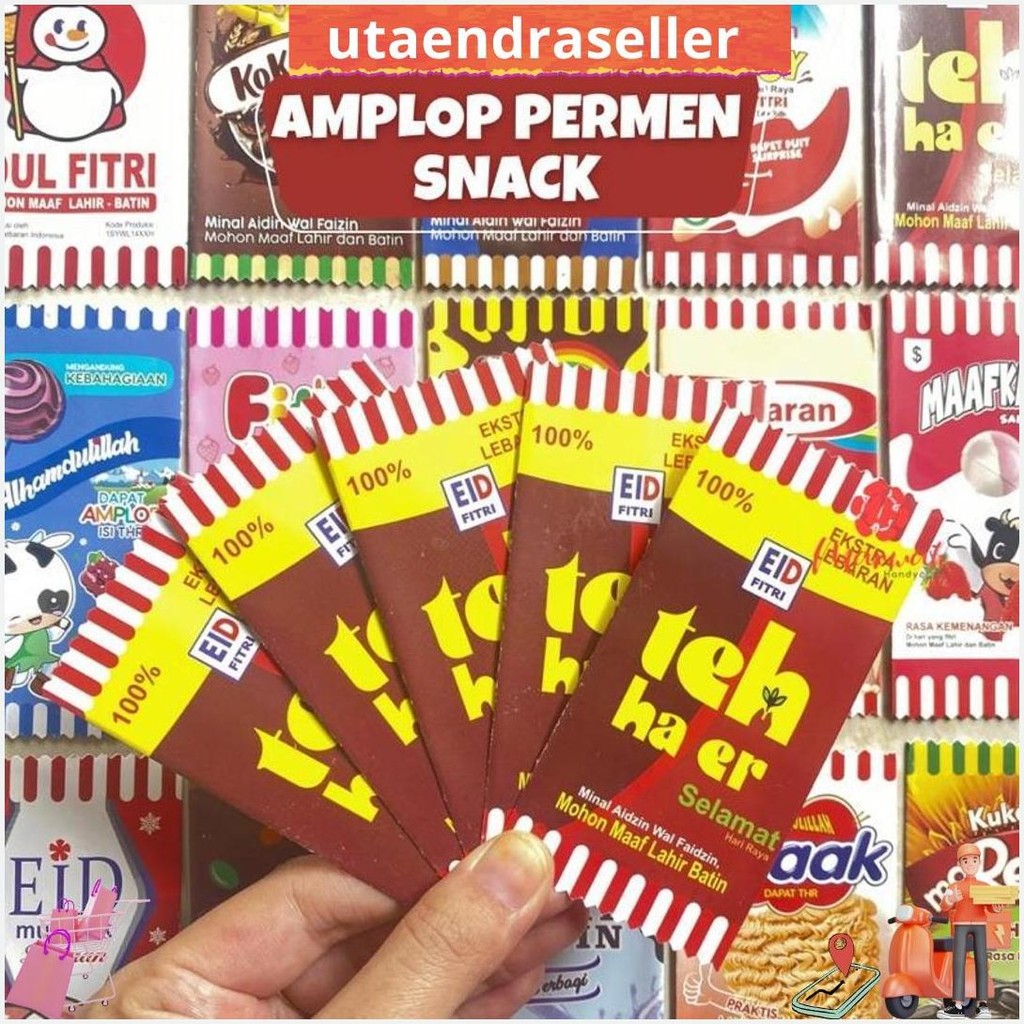 

Amplop Permen Seri Snack Dan Isi 10 Pcs Amplop Lebaran Permen Amplop Lebaran Unik Terlaris
