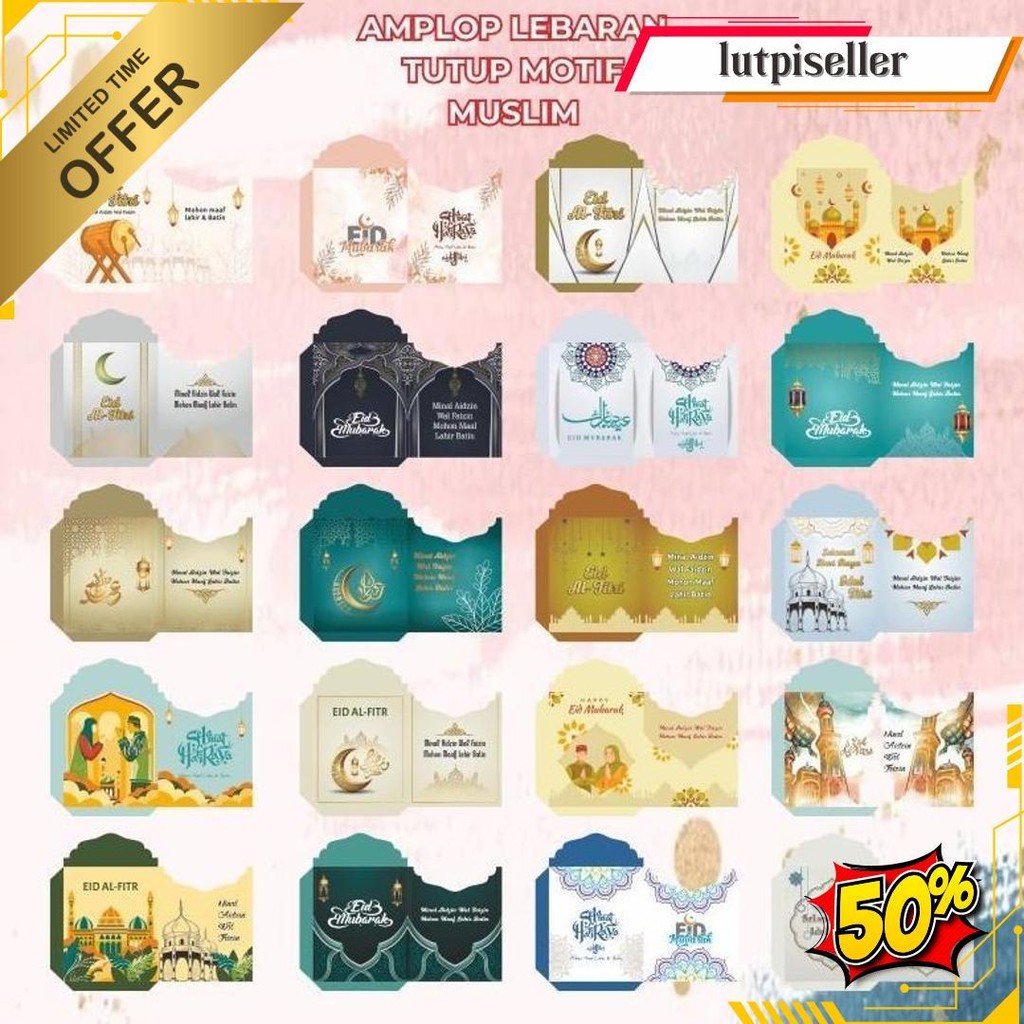 

Amplop Lebaran Medium Siap Pakai 1Pack Isi 10Pcs Bisa Cod