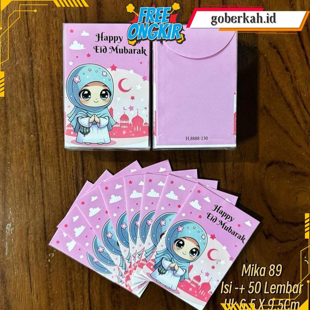 

Amplop Lebaran Idul Fitri (Isi 50Pcs) Mika Viral Idul Fitri Bisa Cod