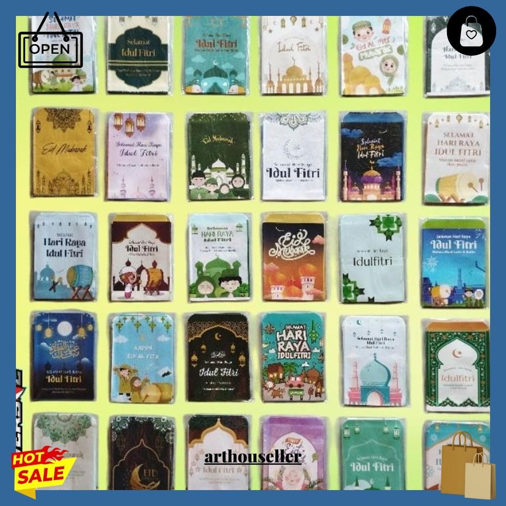 

Amplop Lebaran Mini (6X9) Siap Pakai 1Pack Isi 10Pcs Original Produk