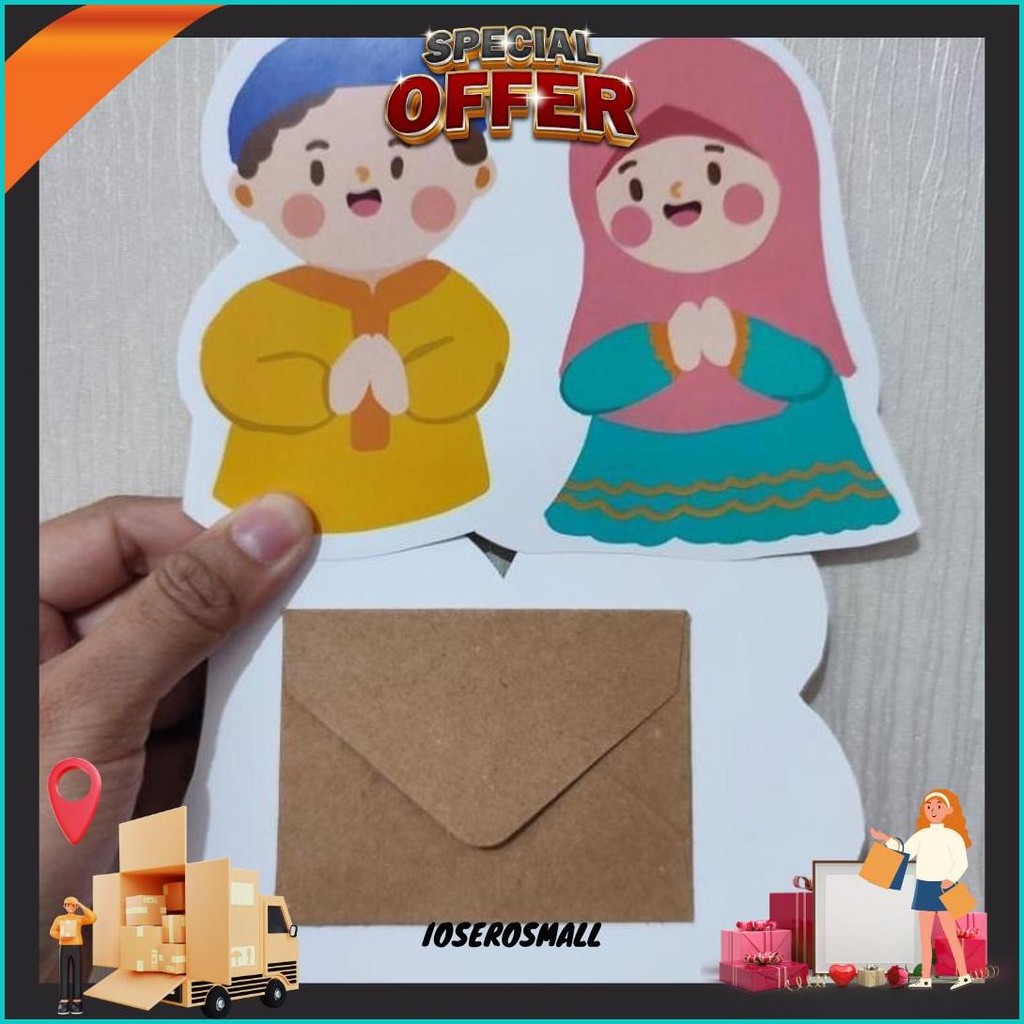 

Isi 2 Pcs-Amplop Lebaran Idul Fitri / Amplop Karakter Lucu Original Produk