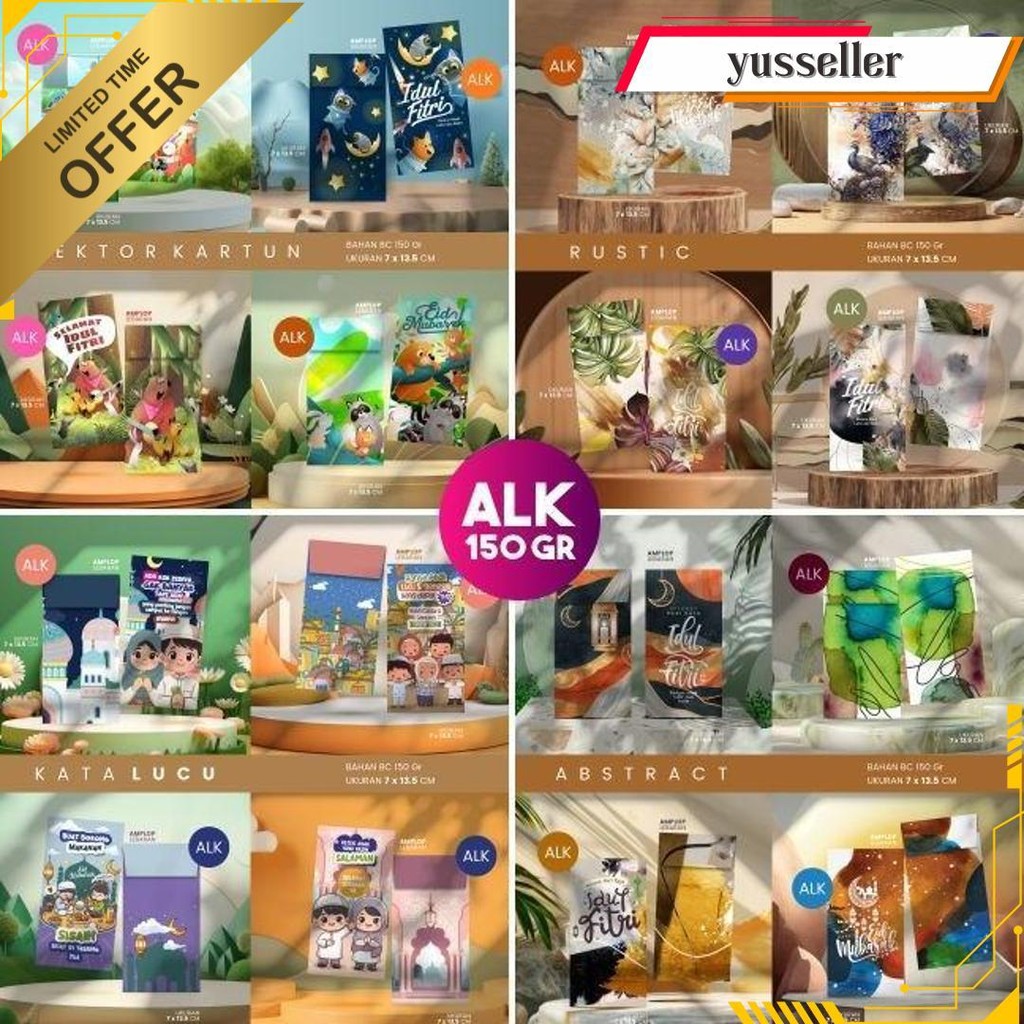 

(Isi 20 Pcs) Amplop Lebaran Edukasi / Isi 4 Desain (Sesuai Tema) / Amplop Murah / Amplop Idul Fitri Cod
