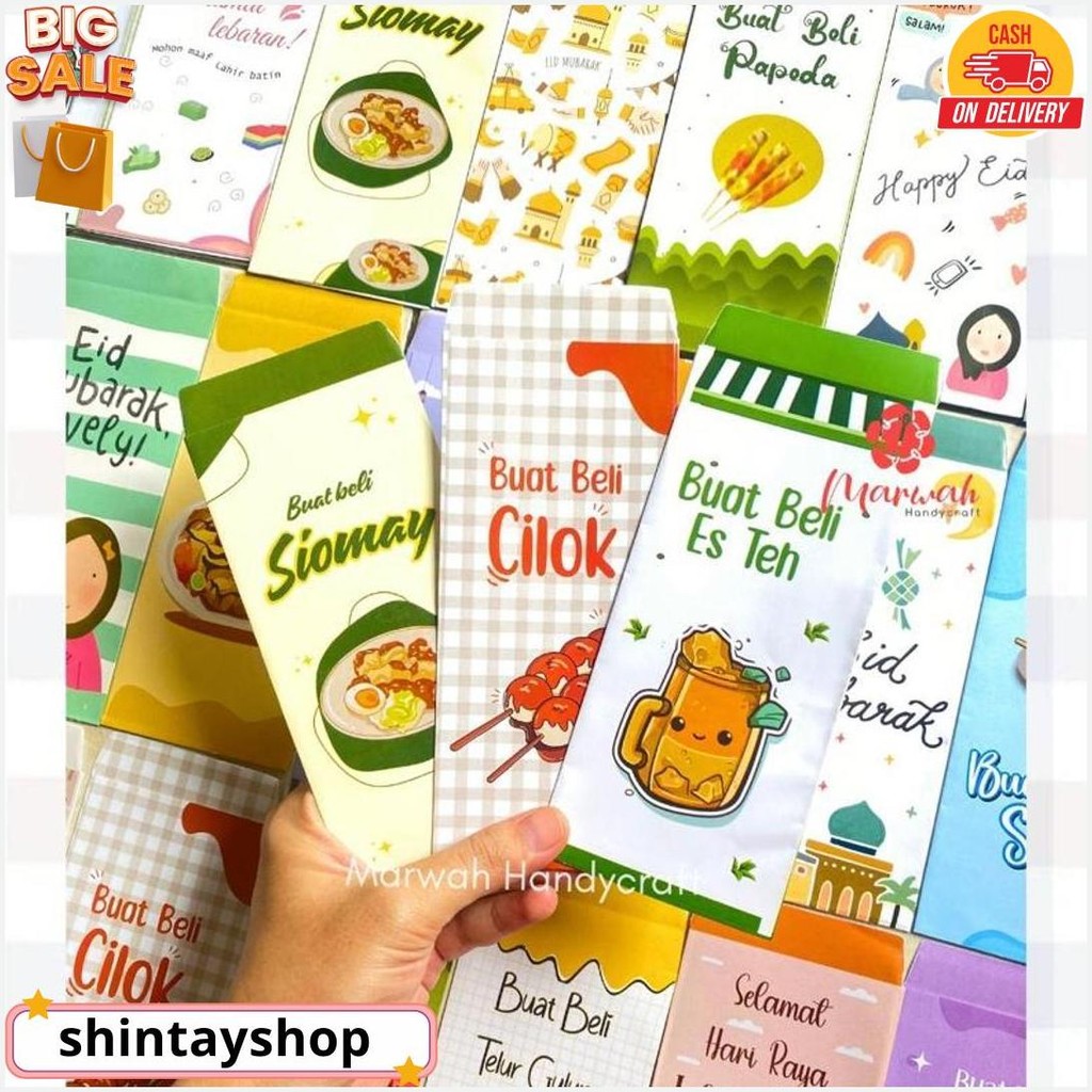 

Amplop Lebaran Motif Karakter Ukuran Besar Bahan Art Paper 120 Gsm Tebal Premium Amplop Idul Fitri Angpau Lebaran Siap Kirim