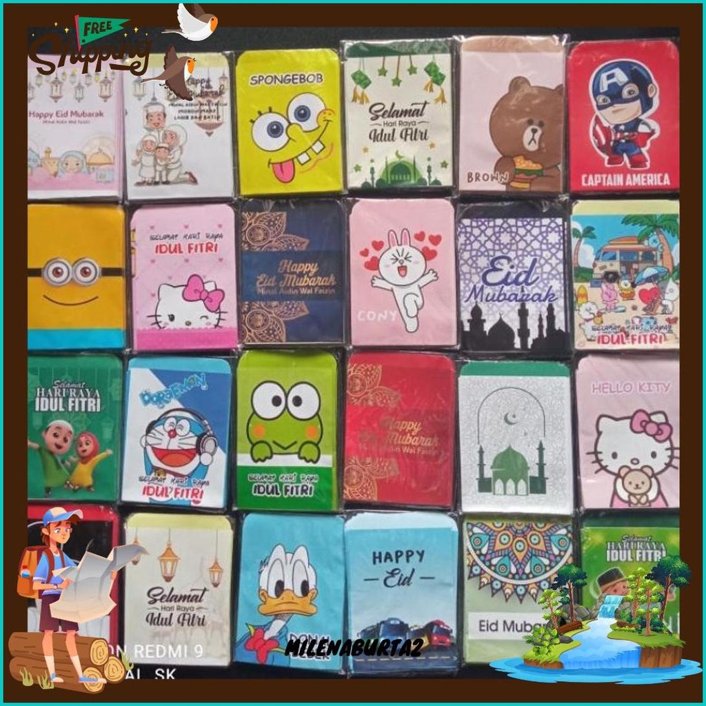 

Amplop Lebaran Mini (6X9) Siap Pakai 1Pack Isi 10Pcs Gratis Ongkir