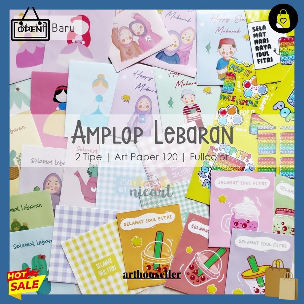 

[New] Amplop Lebaran Idul Fitri (Isi 10 & Isi 5) Cod