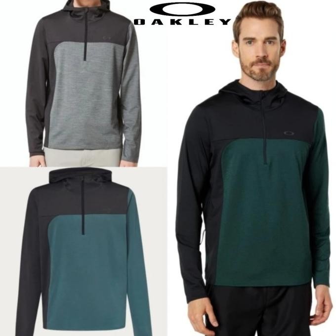 Grosir Jaket Sport Oakl*Y Gravty Range Half Zip Hoodie Not Nike Original