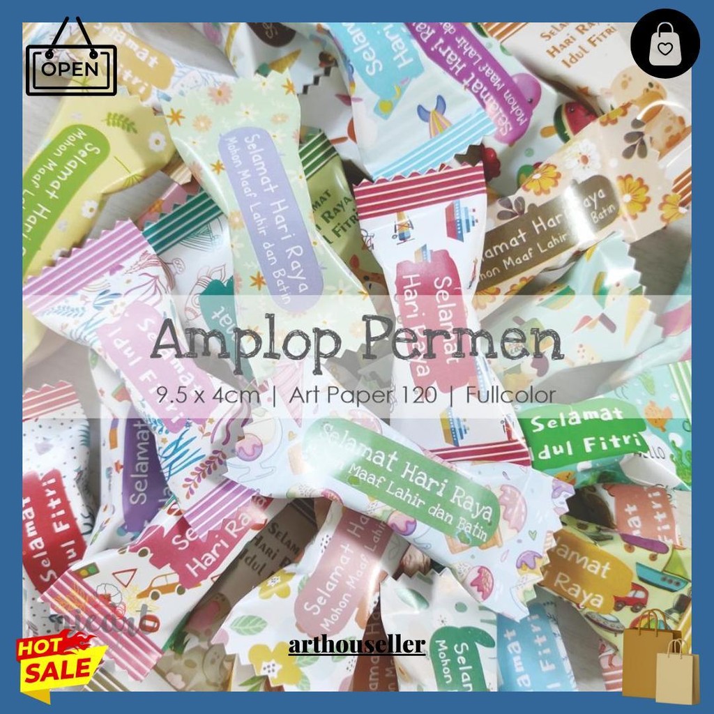 

Amplop Permen Lebaran Unik (Isi 12) Bisa Cod