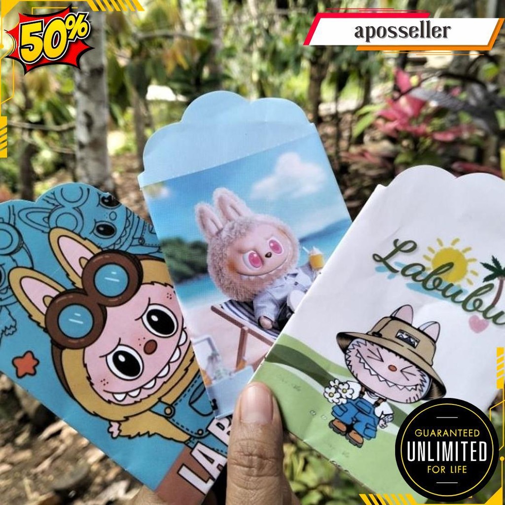 

Amplop Angpao Lebaran Medium Motif Labubu Isi 10 Pcs Cod