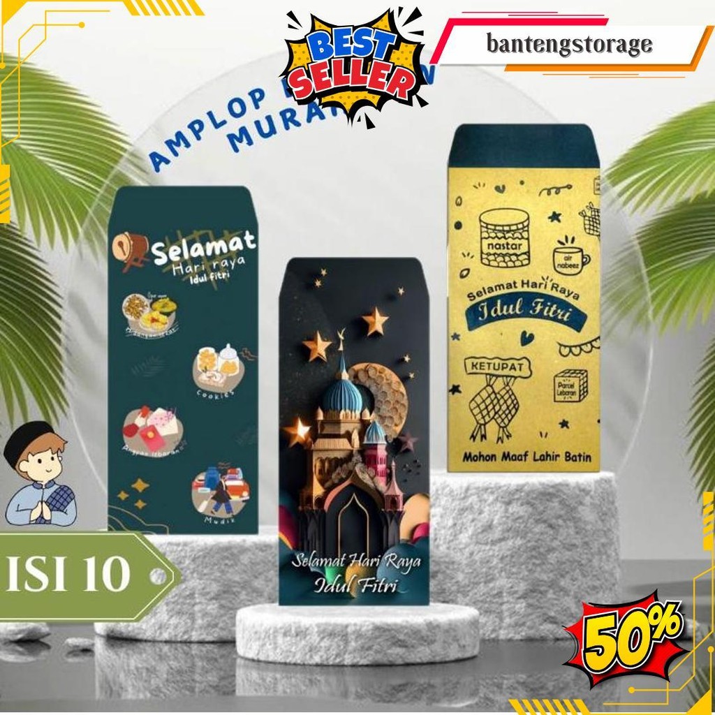 

( Isi 10 Pcs ) Amplop Lebaran Idul Fitri 2025 Murah Unik, Amplop Lebaran Labubu Karakter Unik Original Produk