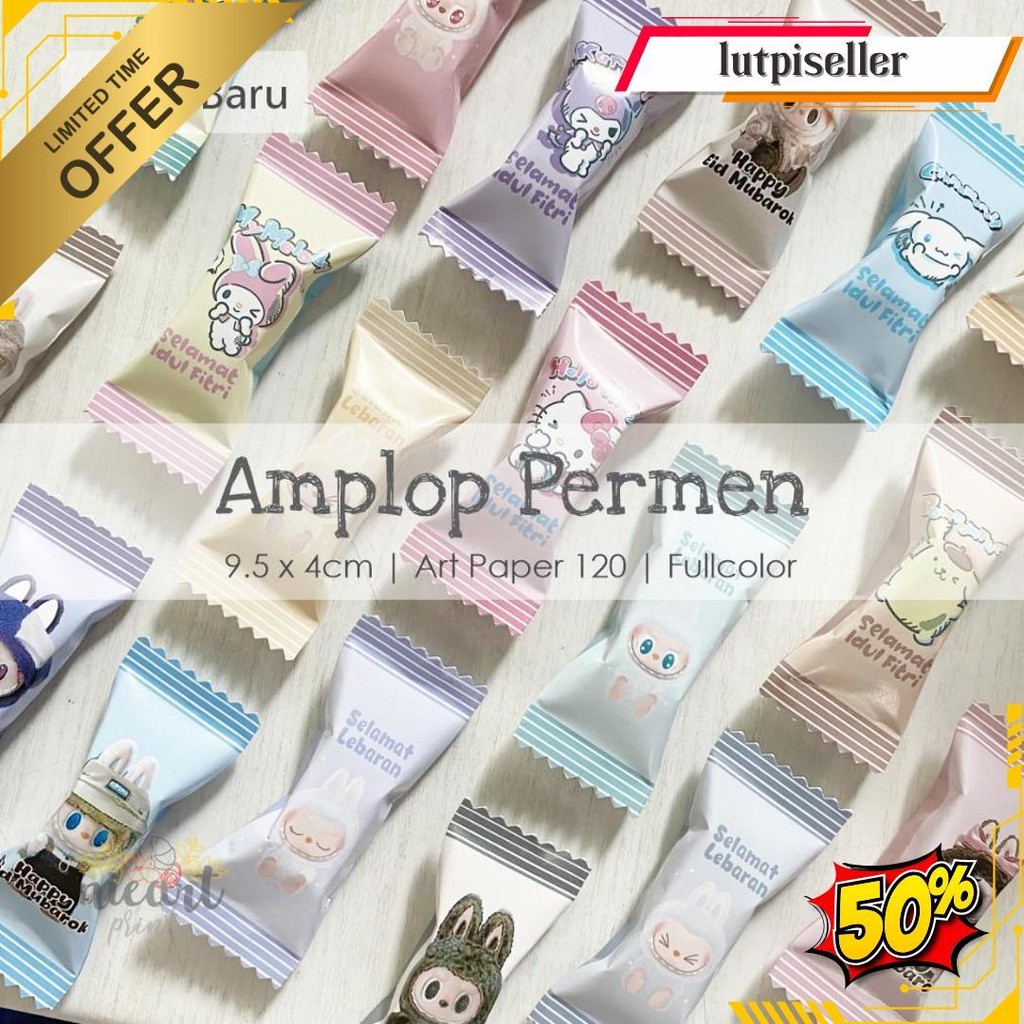 

Amplop Permen Lebaran Unik (Isi 12) Termurah Banget