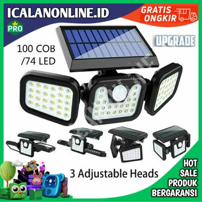 Lampu Dinding Tenaga Surya/Lampu Teras Solar/Lampu Sorot Outdoor Panel