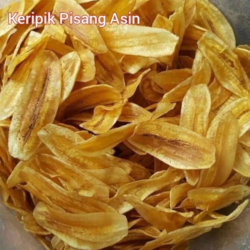 

pengiriman cepat Keripik Pisang Asin Renyah 250 Gram Kripik Pisang Kepok