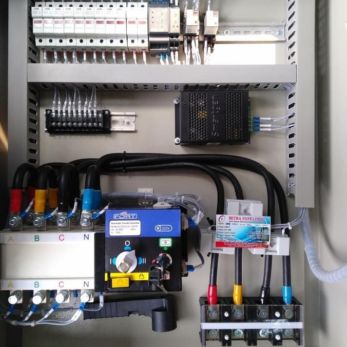 PANEL OTOMATIS GENSET ATS 100KVA COS MOTORIZED 160A