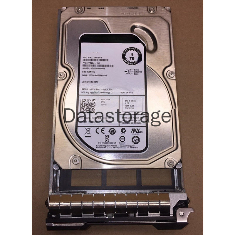 STB DELL PS4100 6100 1T SAS 3.5" ST1000NM0001 062VY2 0M5XD9 HDD